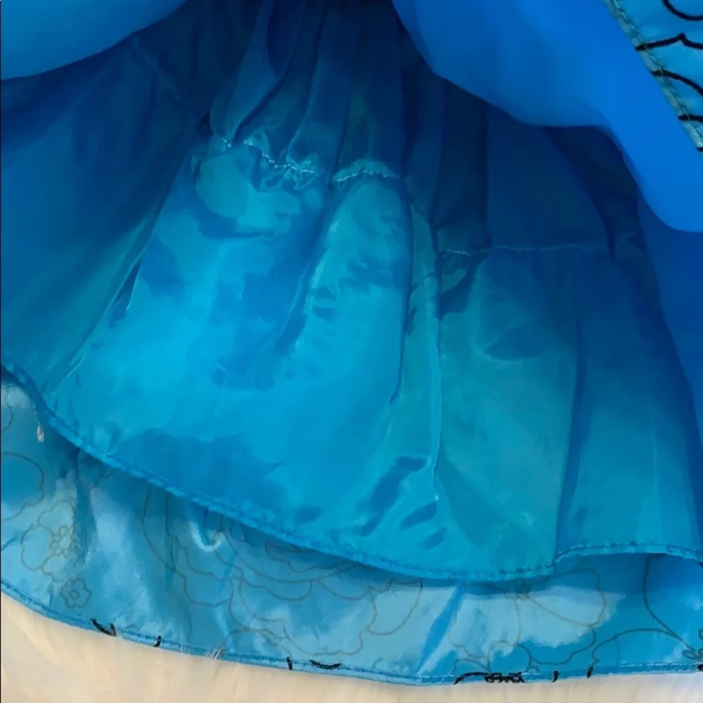 Beautiful blue baby girl dress D3